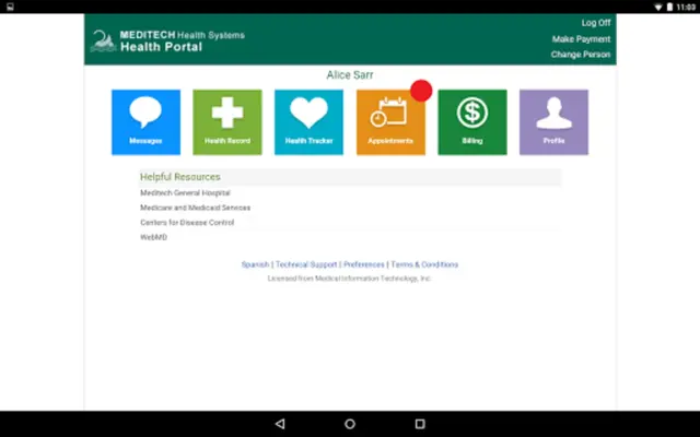 MEDITECH MHealth android App screenshot 3