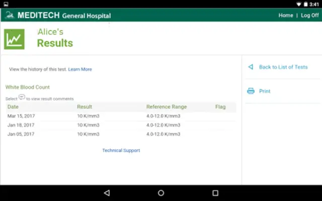 MEDITECH MHealth android App screenshot 5