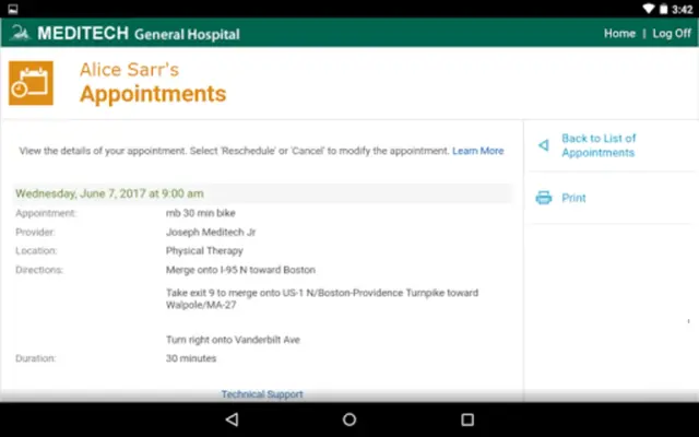 MEDITECH MHealth android App screenshot 6